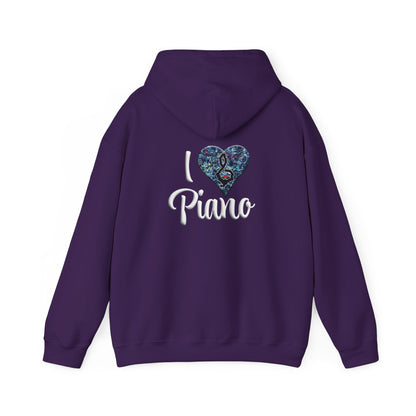 Hunter Hall: I ❤️ Piano Heavy Blend Hoodie