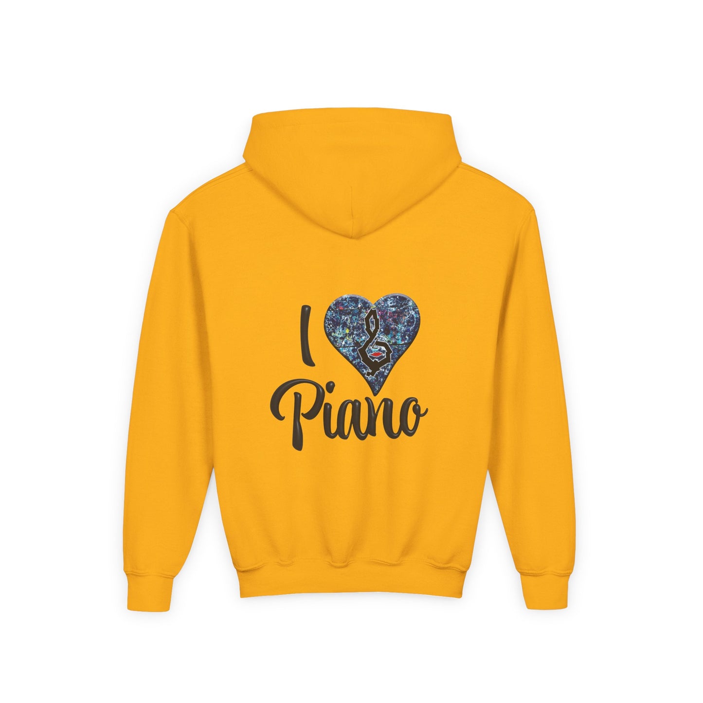 Hunter Hall: I ❤️ Piano Youth Hoodie