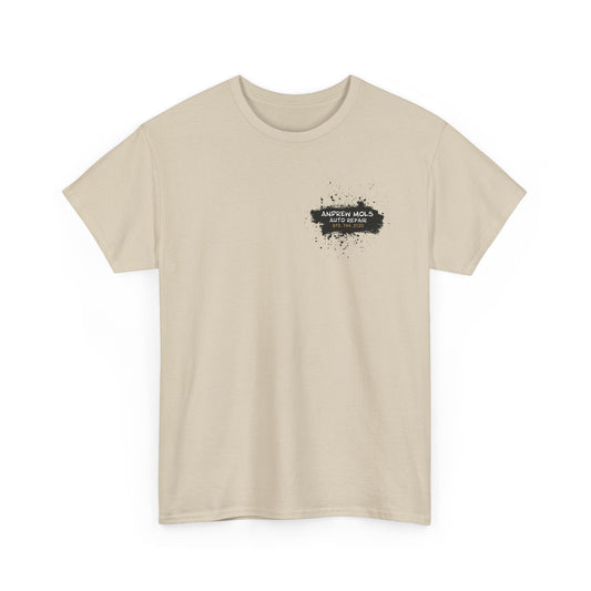 ANDREW MOLS AUTO REPAIR Unisex Heavy Cotton Tee B