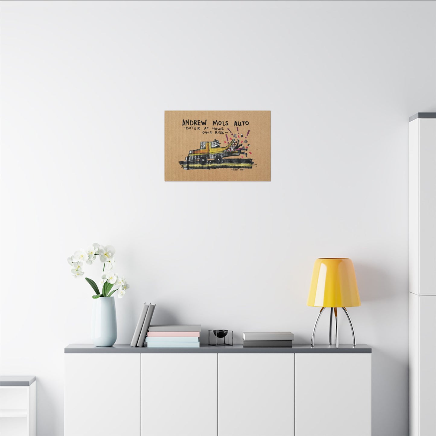 Andrew Mols Matte Canvas, Stretched, 0.75" (Multi-Size)