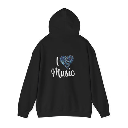 Hunter Hall: I ❤️ Music Heavy Blend Hoodie