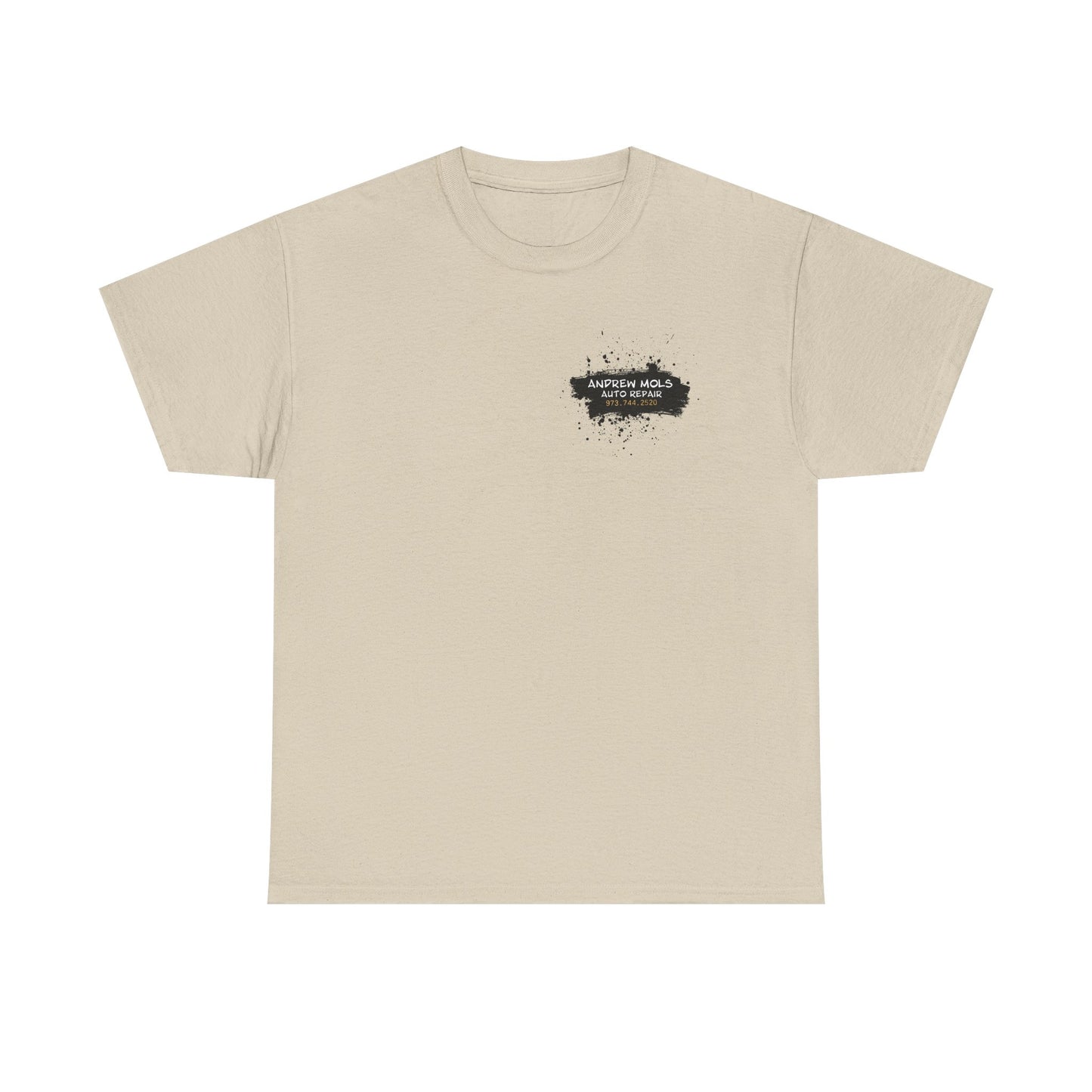 ANDREW MOLS AUTO REPAIR Unisex Heavy Cotton Tee B