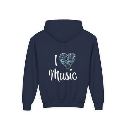 Hunter Hall: I ❤️ Music Youth Hoodie