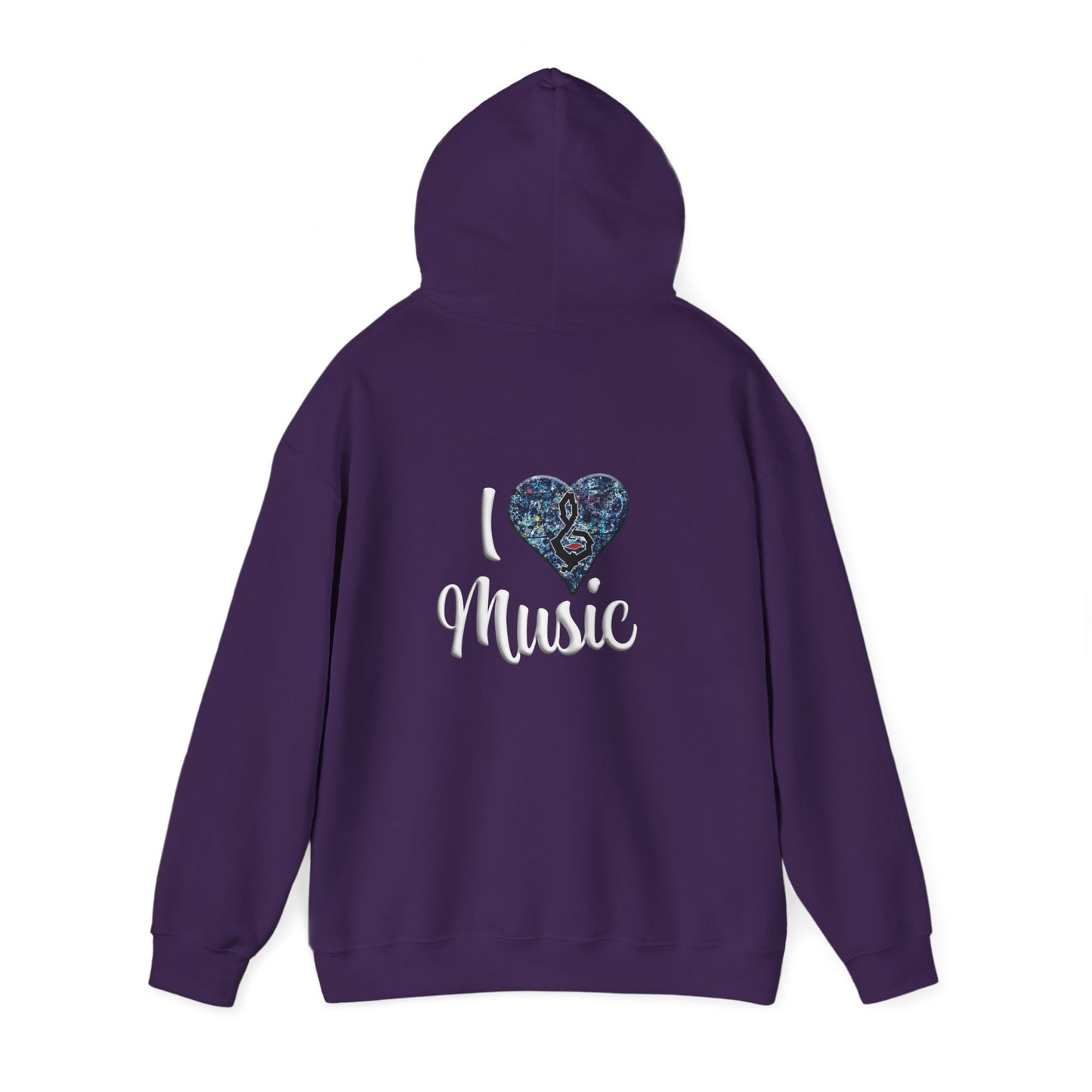 Hunter Hall: I ❤️ Music Heavy Blend Hoodie