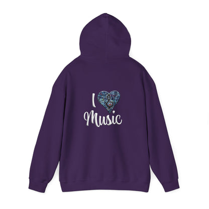 Hunter Hall: I ❤️ Music Heavy Blend Hoodie