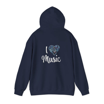 Hunter Hall: I ❤️ Music Heavy Blend Hoodie