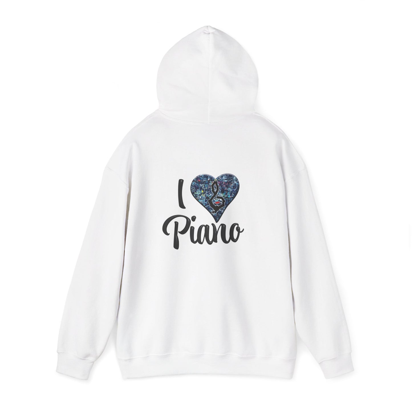 Hunter Hall: I ❤️ Piano Heavy Blend Hoodie
