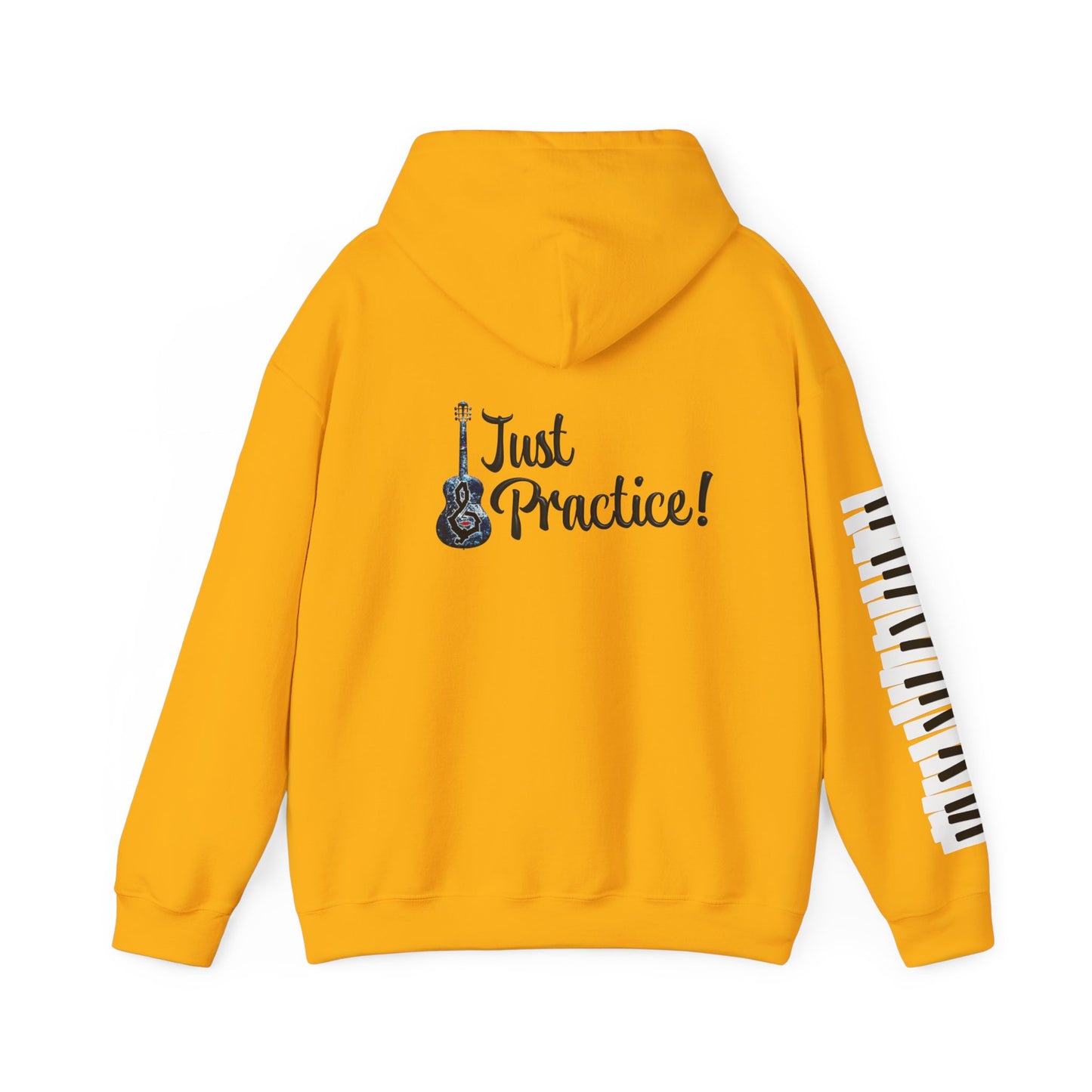 Hunter Hall: Just Practice Guitar and Piano Sleeve Heavy Blend Hoodie