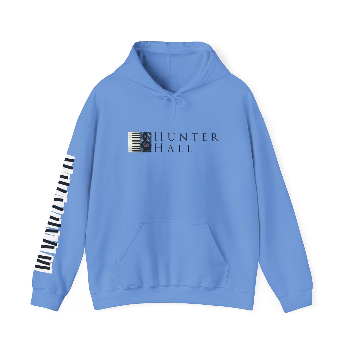 Hunter Hall: Just Practice Piano Sleeve Heavy Blend Hoodie