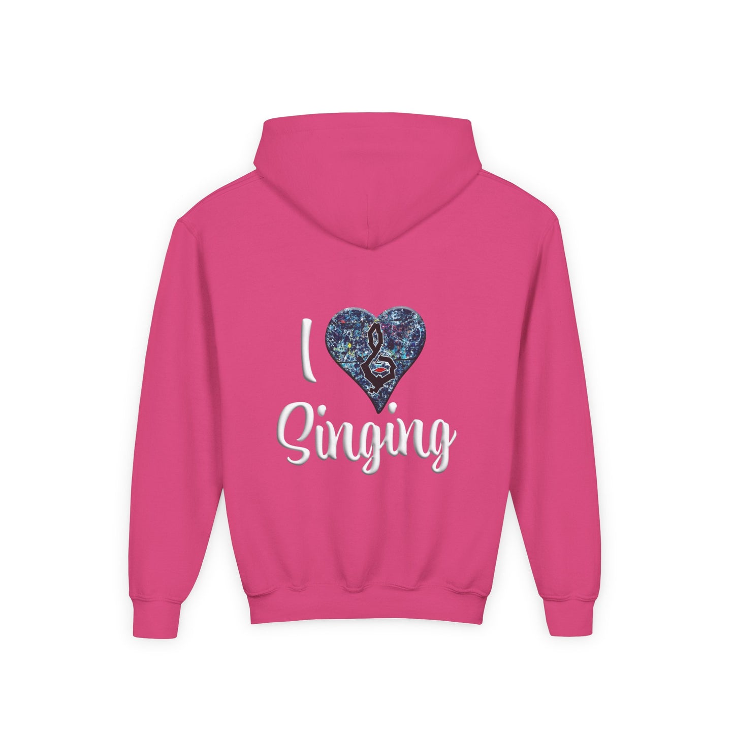 Hunter Hall: I ❤️ Singing Youth Hoodie