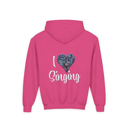 Hunter Hall: I ❤️ Singing Youth Hoodie