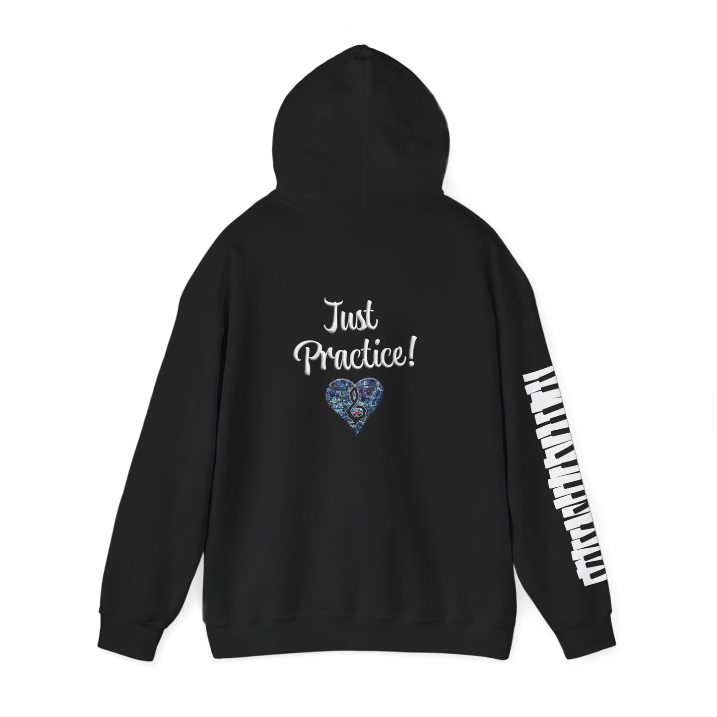 Hunter Hall: Just Practice Piano Sleeve Heavy Blend Hoodie