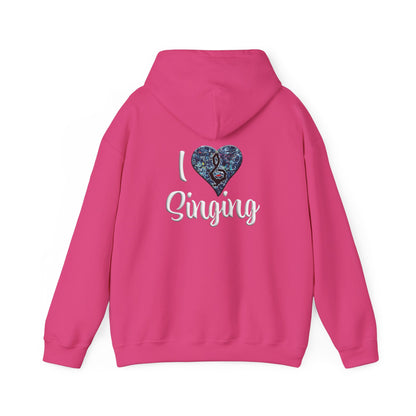 Hunter Hall: I ❤️ Singing Heavy Blend Hoodie