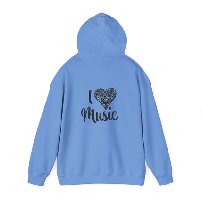 Hunter Hall: I ❤️ Music Heavy Blend Hoodie
