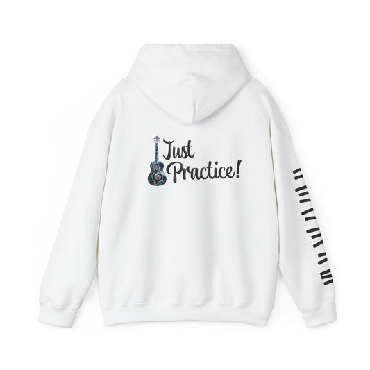 Hunter Hall: Just Practice Guitar and Piano Sleeve Heavy Blend Hoodie