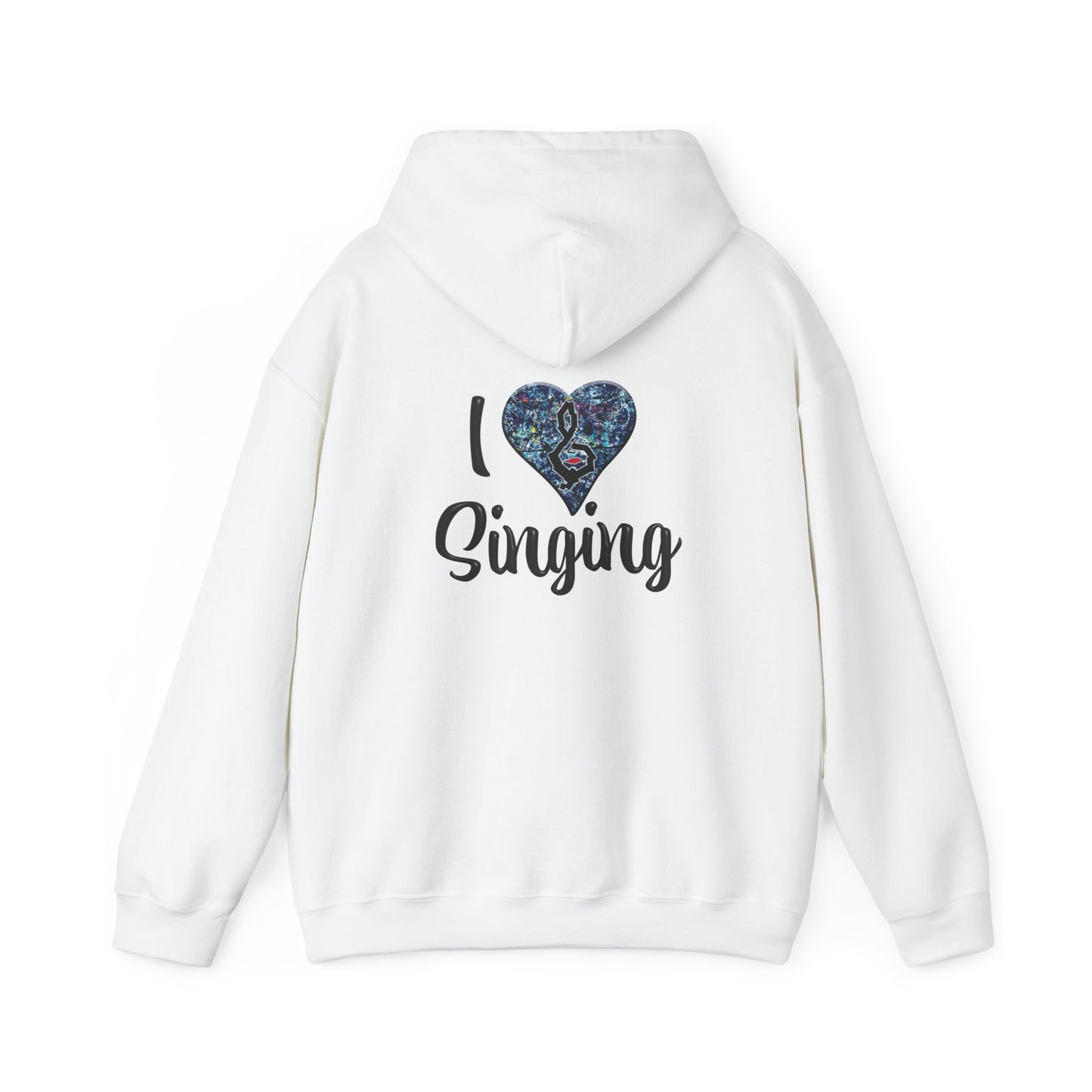 Hunter Hall: I ❤️ Singing Heavy Blend Hoodie