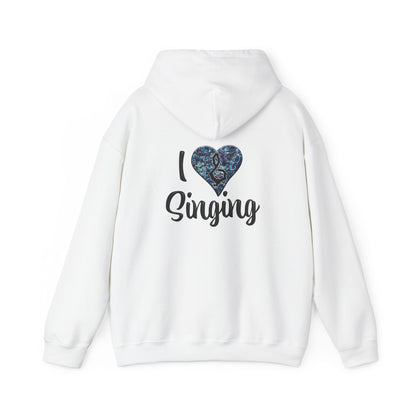 Hunter Hall: I ❤️ Singing Heavy Blend Hoodie