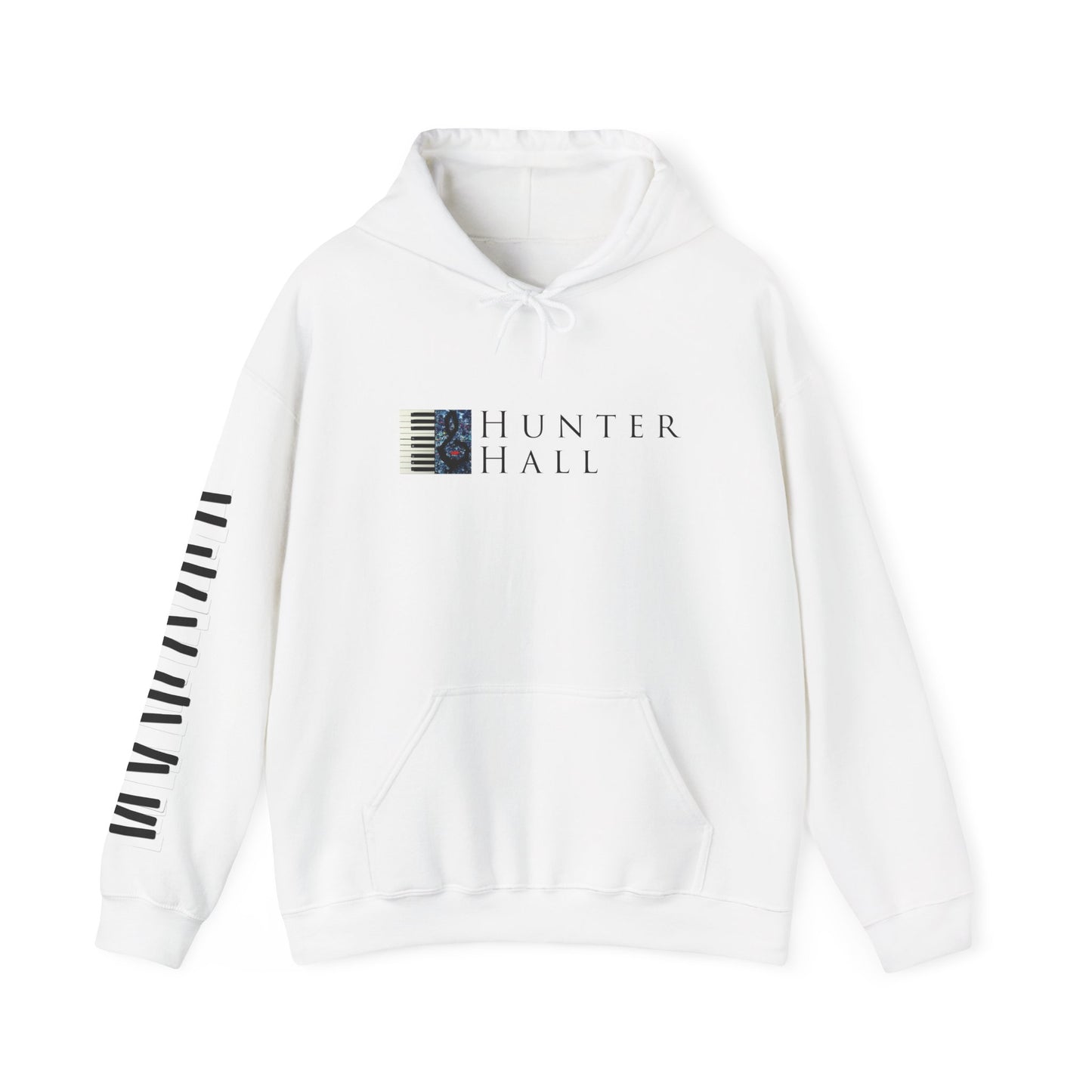 Hunter Hall: Just Practice Piano Sleeve Heavy Blend Hoodie