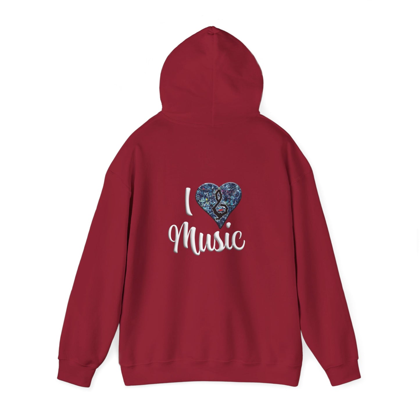 Hunter Hall: I ❤️ Music Heavy Blend Hoodie