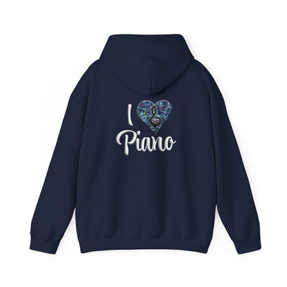 Hunter Hall: I ❤️ Piano Heavy Blend Hoodie