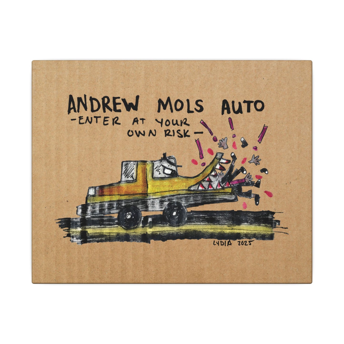Andrew Mols Matte Canvas, Stretched, 0.75" (Multi-Size)