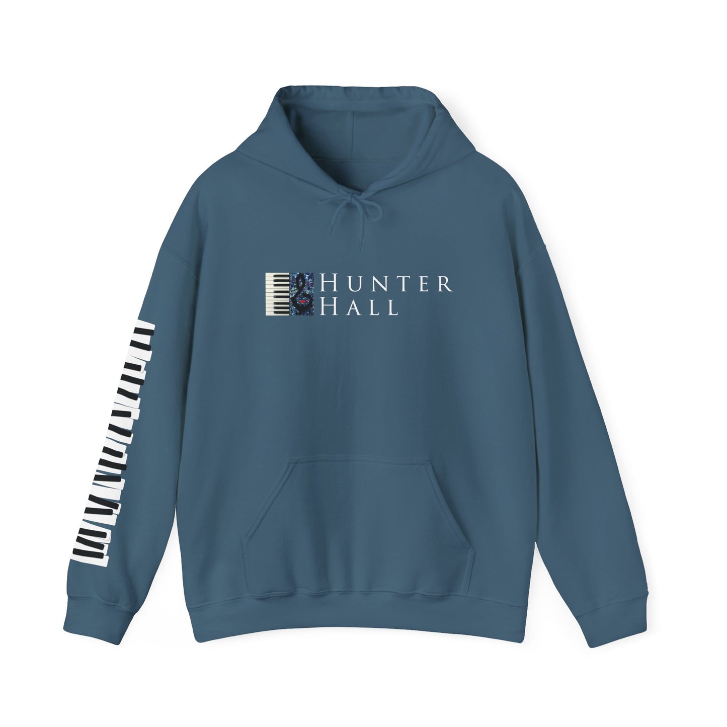 Hunter Hall: Just Practice Piano Sleeve Heavy Blend Hoodie