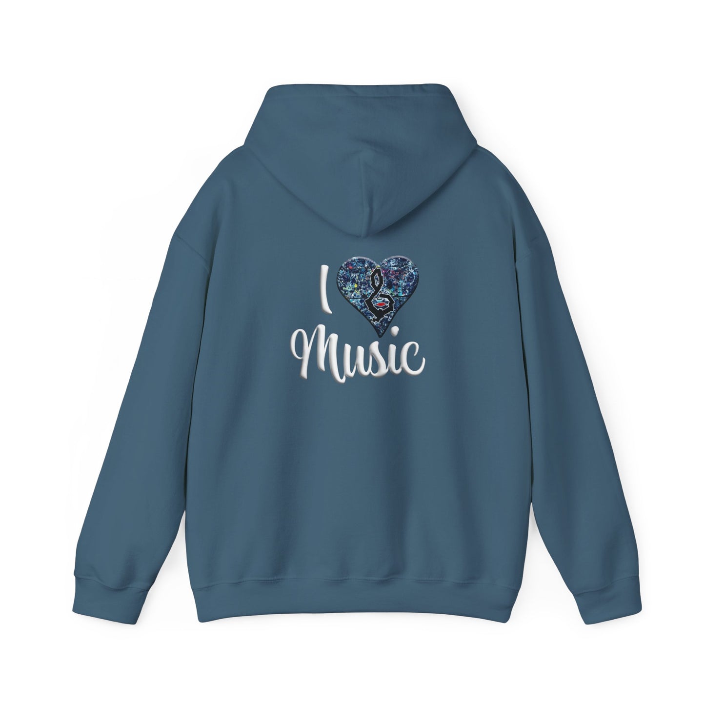 Hunter Hall: I ❤️ Music Heavy Blend Hoodie