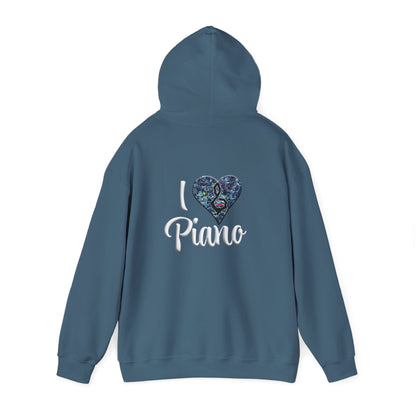 Hunter Hall: I ❤️ Piano Heavy Blend Hoodie