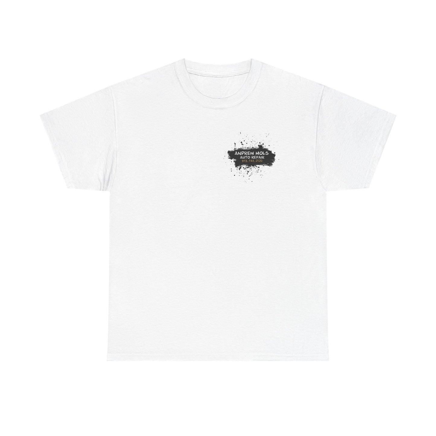 ANDREW MOLS AUTO REPAIR Unisex Heavy Cotton Tee B