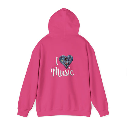 Hunter Hall: I ❤️ Music Heavy Blend Hoodie
