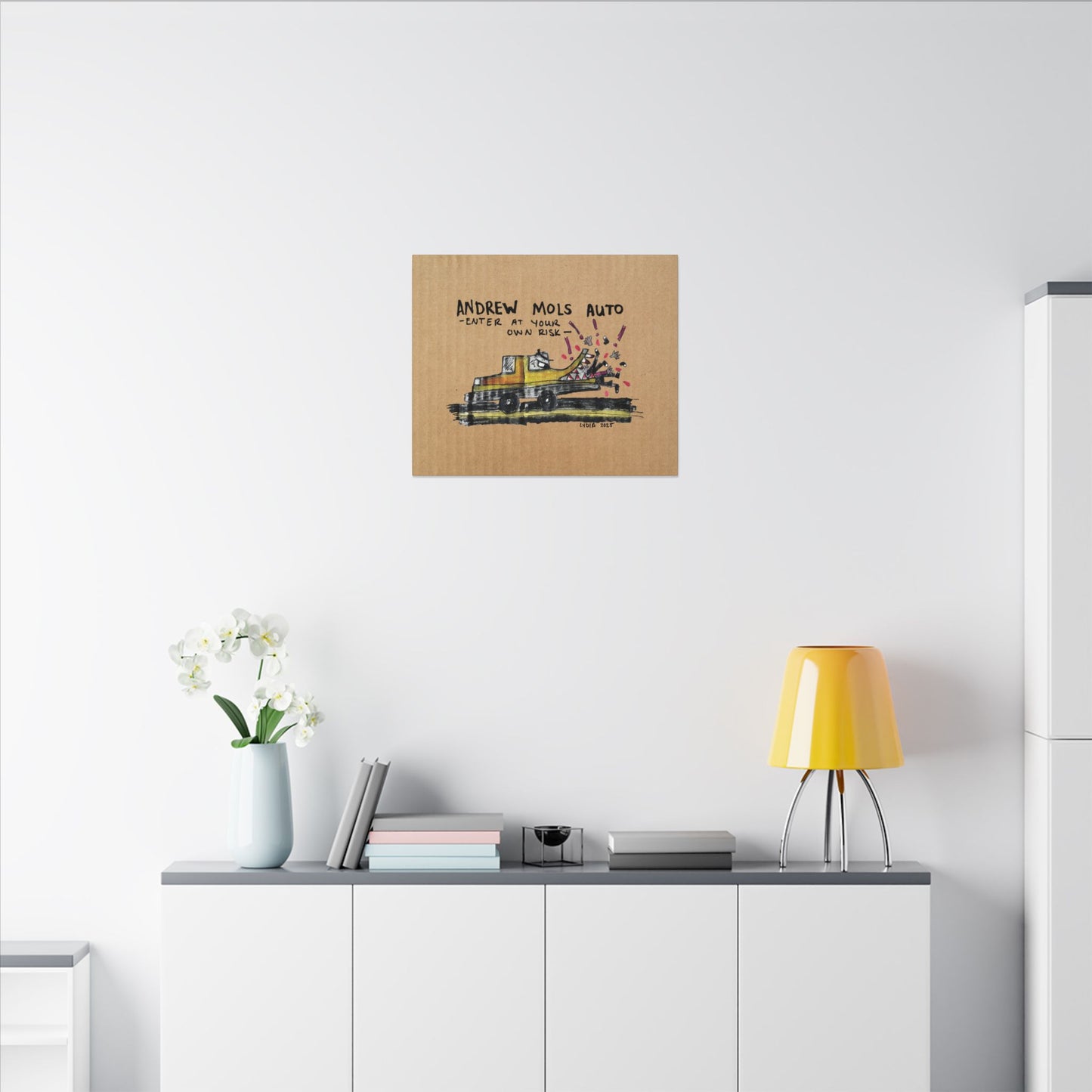 Andrew Mols Matte Canvas, Stretched, 0.75" (Multi-Size)